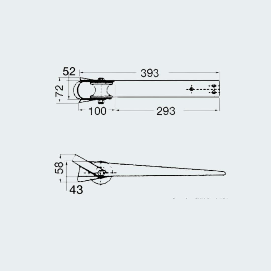 Bow Roller With Fairlead
