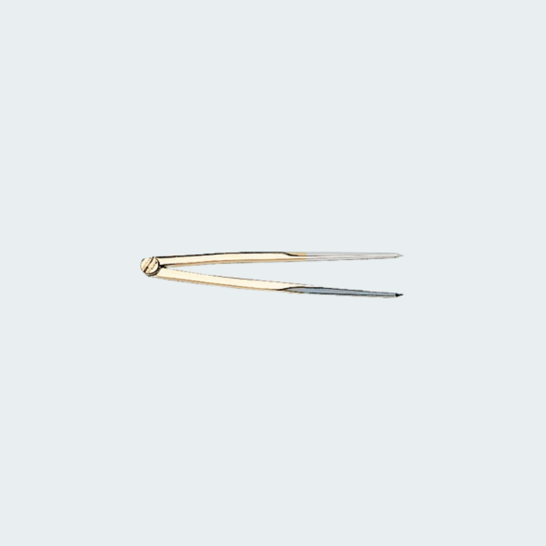 Divider Mirror Polished Brass Long 177 mm