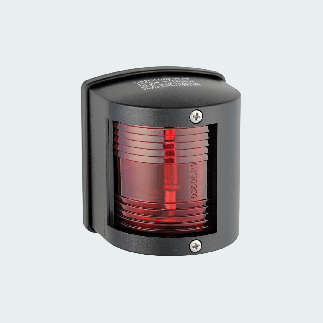 Utility77 Black/112.5° Red Navigation Light