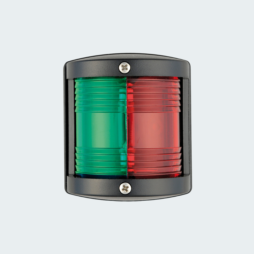 Utility 77 Black/225° Red-Green Navigation Light