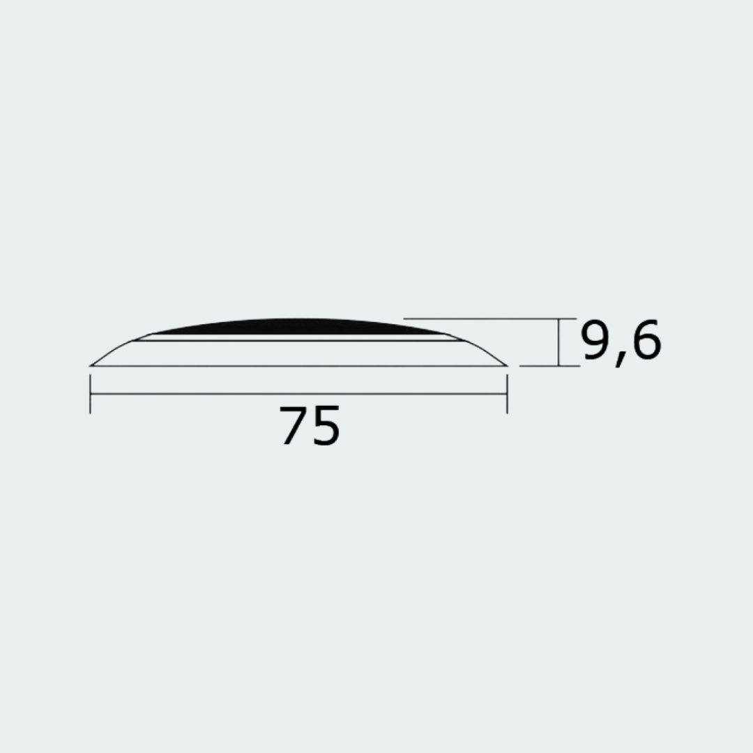 LED Ceiling Light Recessless Version 3 LEDs