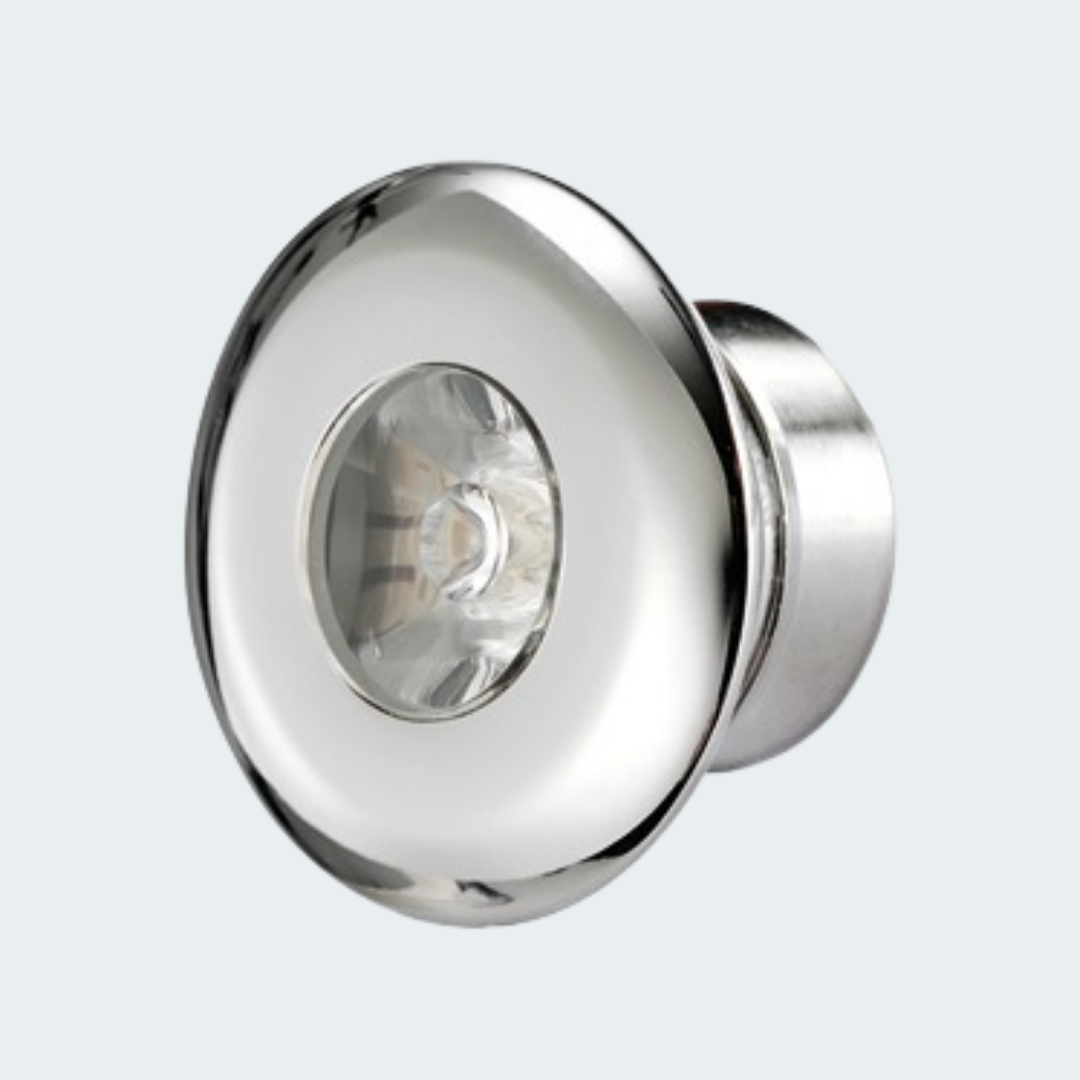 LED Courtesy Round Blue Light