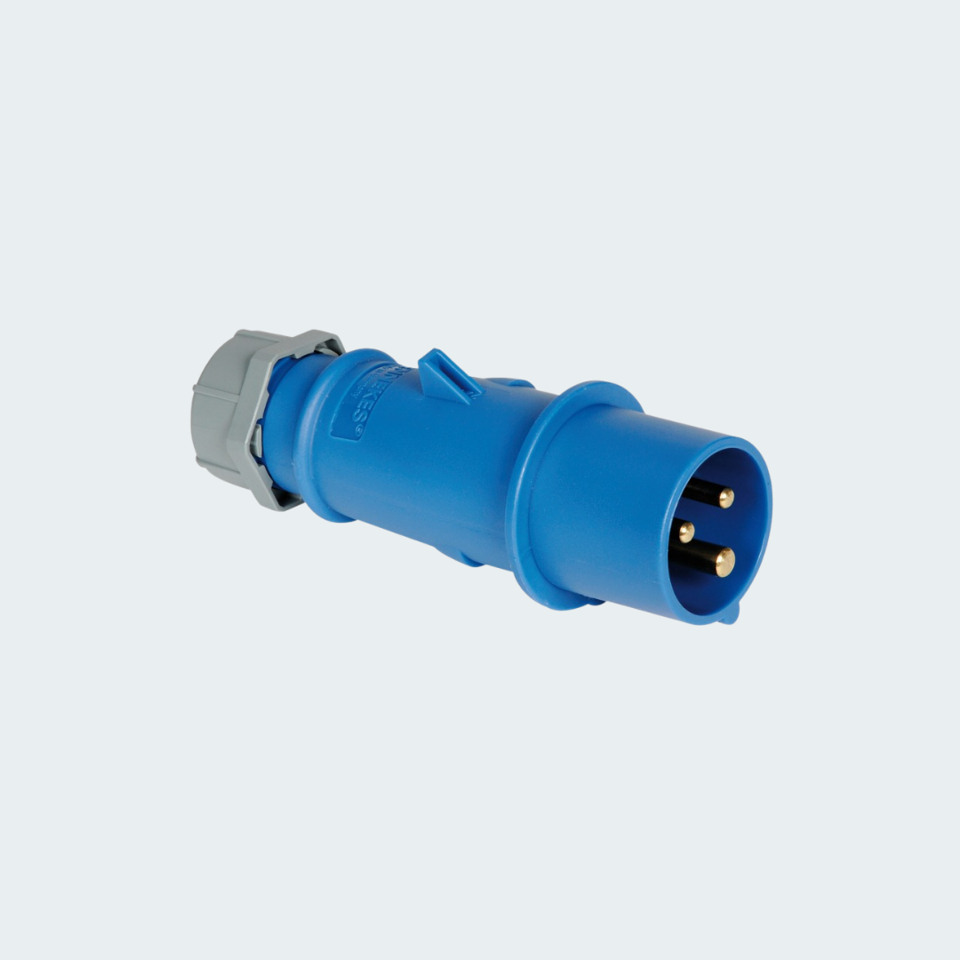 Power Plug For Deck Connection Male 16 A