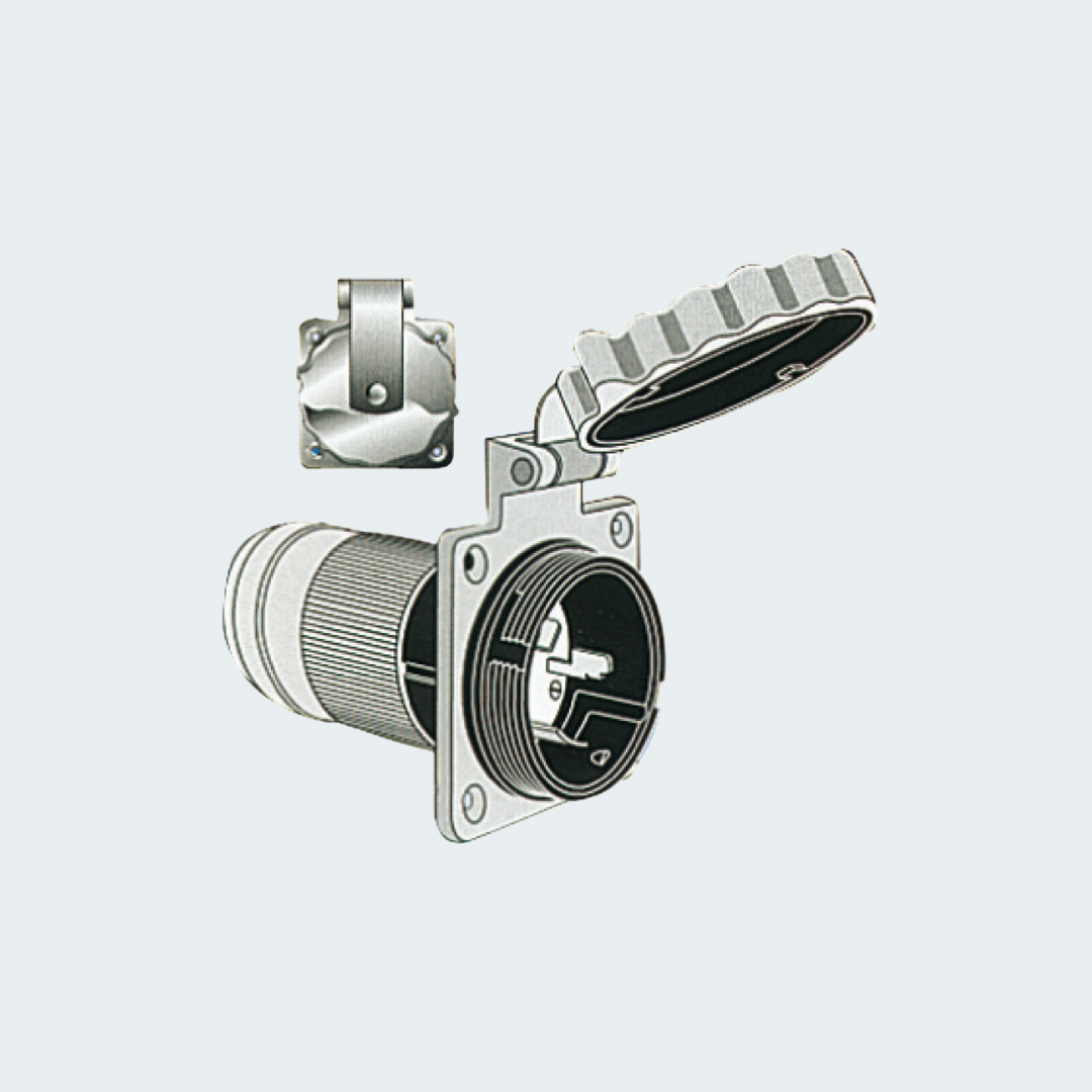 Marinco AISI 316 3-Wire Bipolar Monophase Socket 32A 230 V