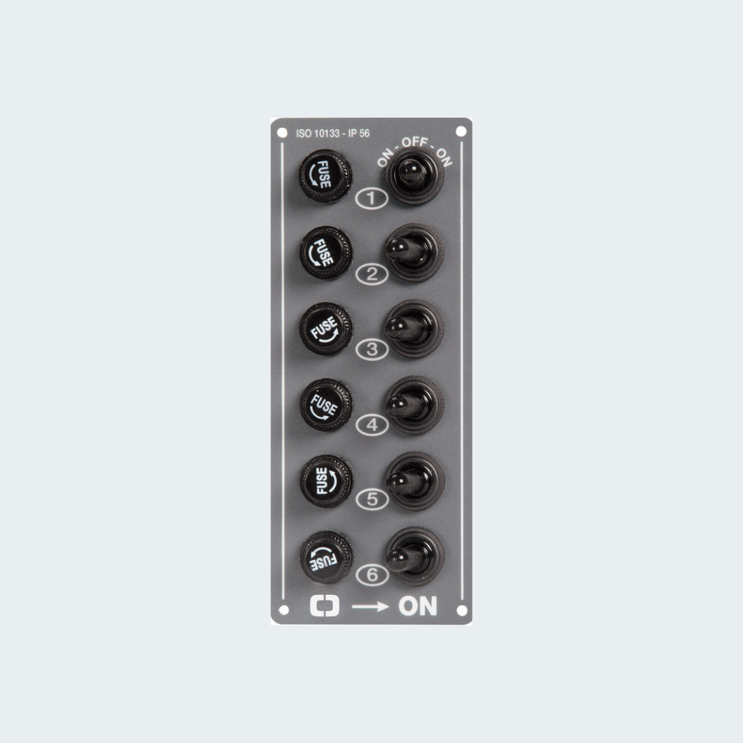 Electric Control Panel 6 Switches