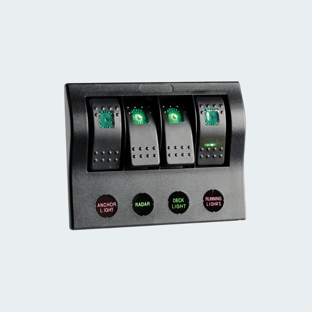 Compact Electric Panel 4 Switches