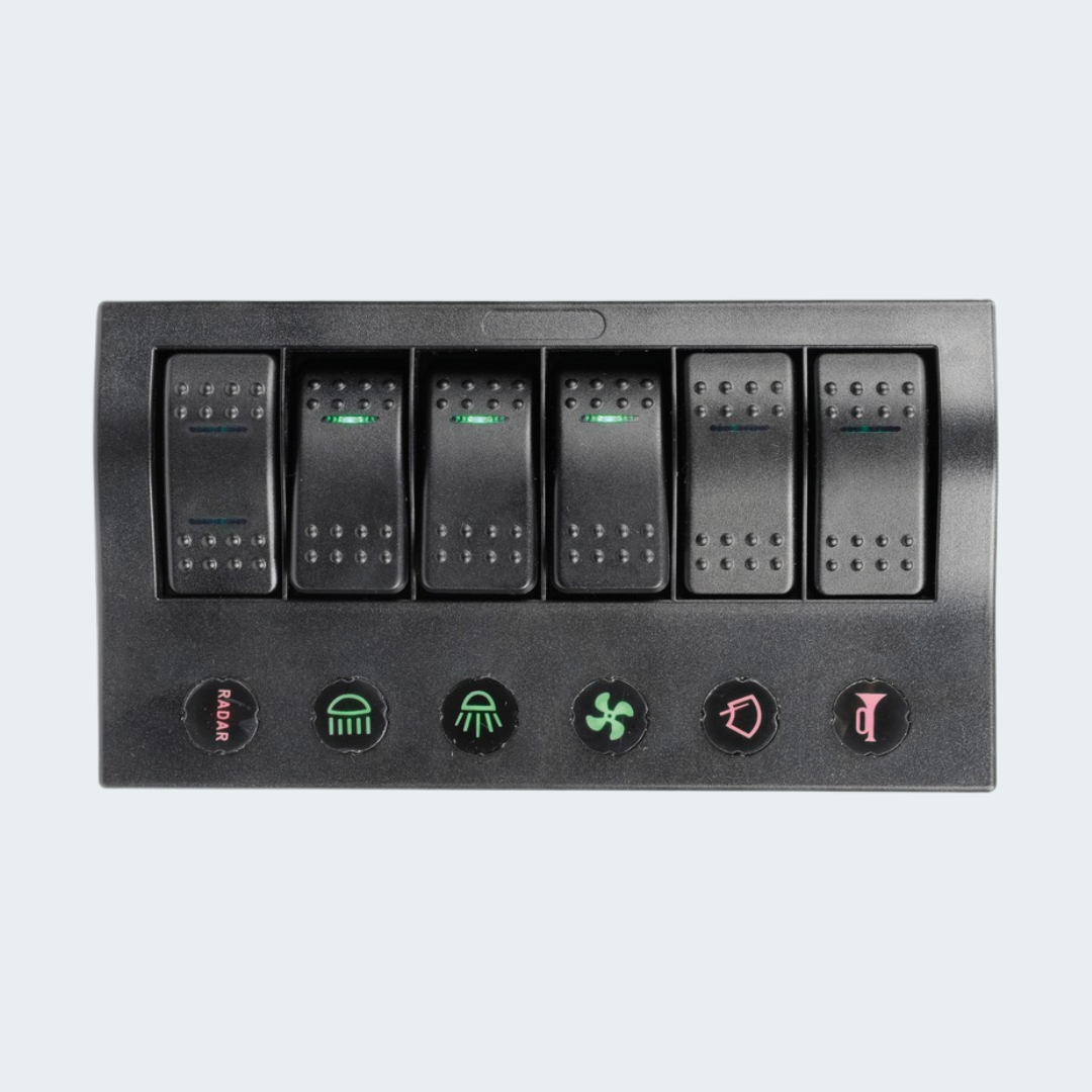 Compact Electric Panel 6 Switches