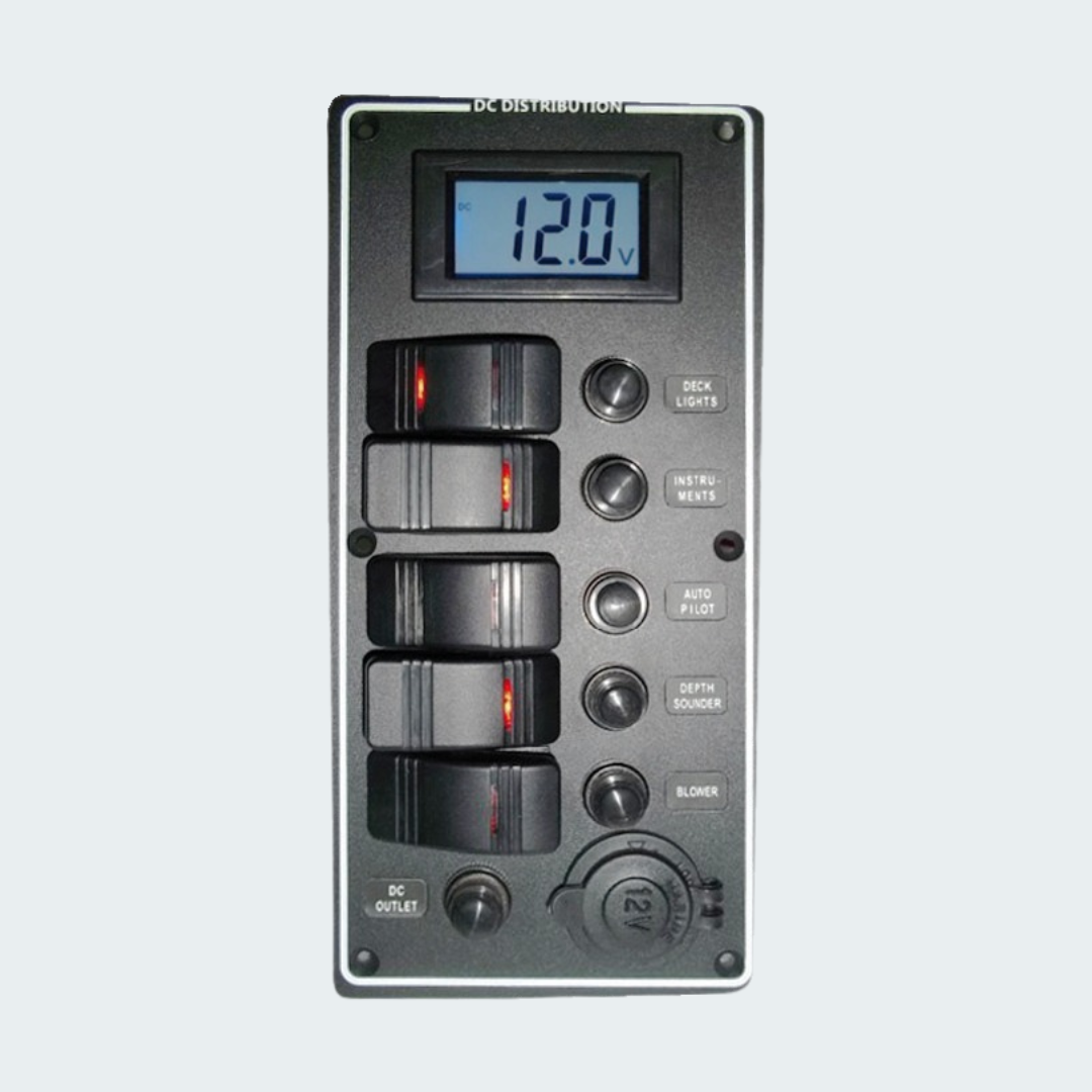 Electrical Panel PCAL Series With 9/32V Digital Voltmeter