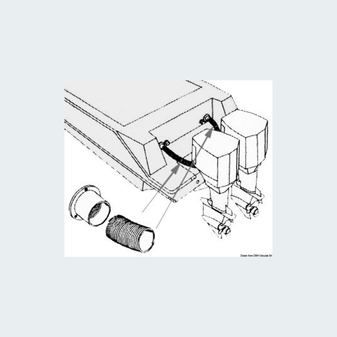 Flexible PVC Hose Grey Roll