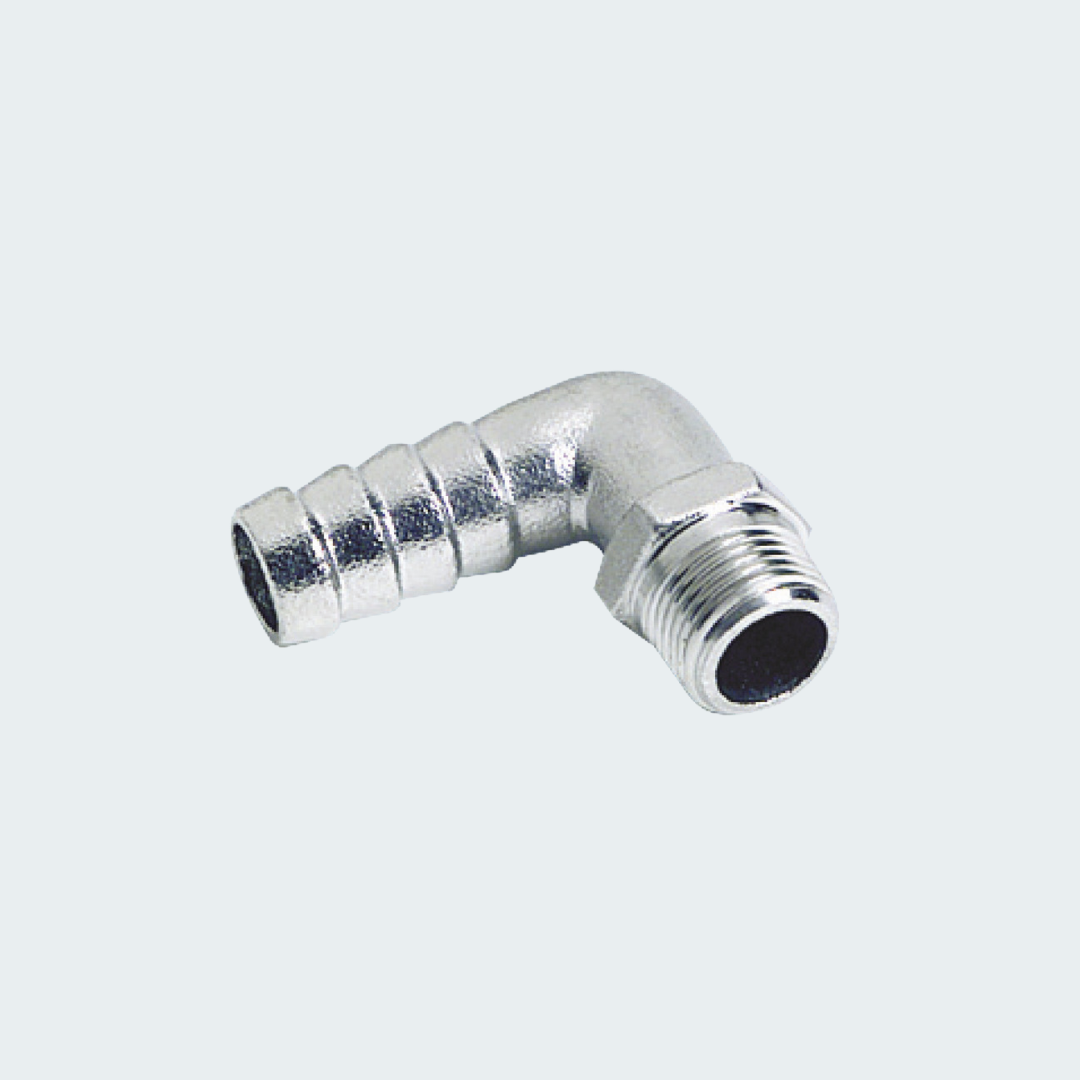 316 Stainless Steel Fittings 90° Male Hose Adaptor
