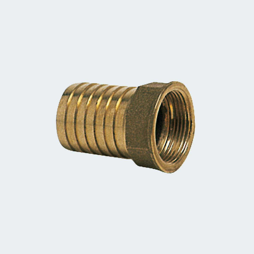 Cast Brass Female Hose Adaptor 1/4"x 8mm