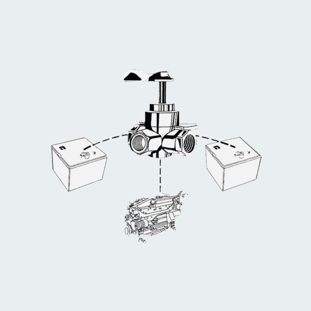 3-Way Fuel Valve 1/4"