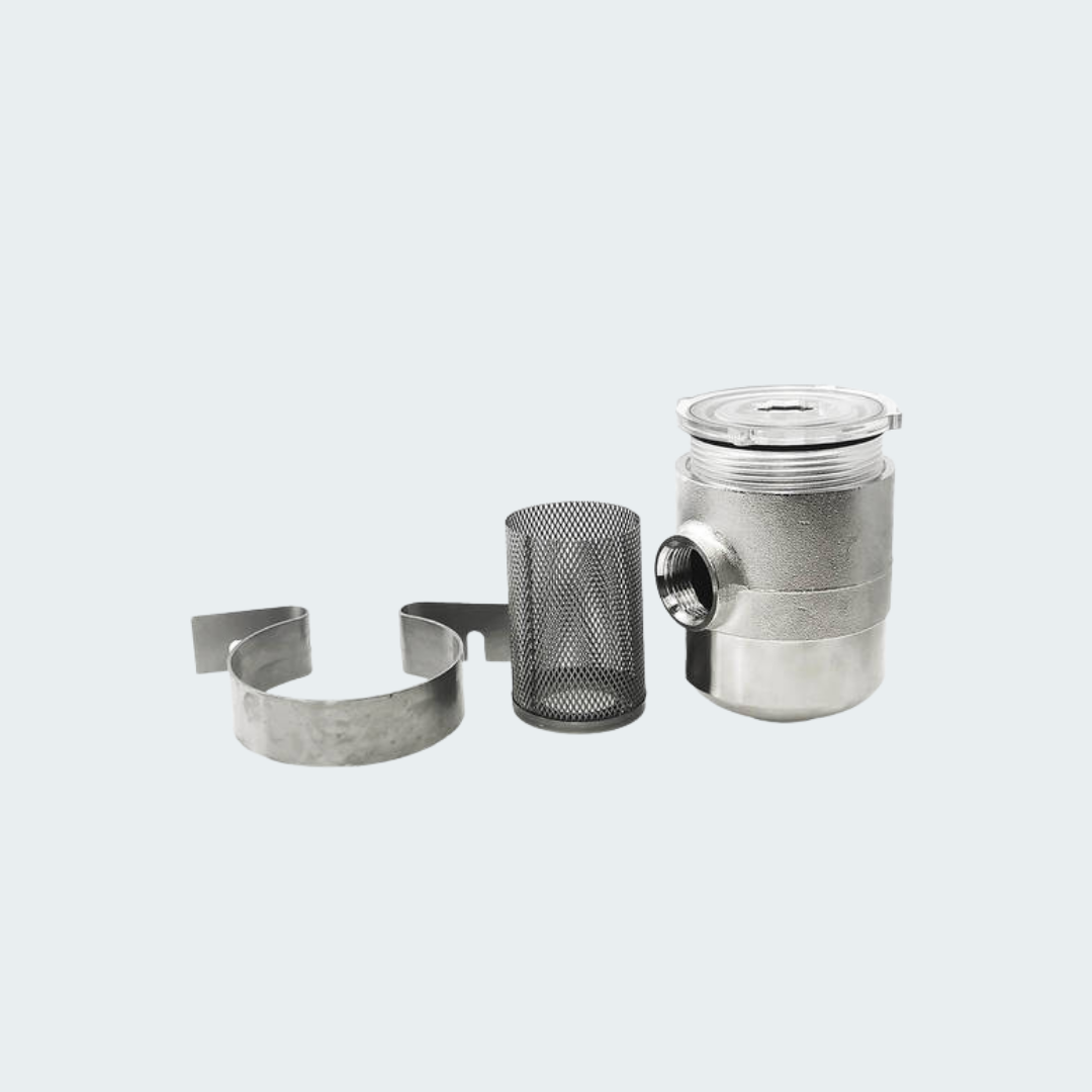 Chromed Brass Water Filter 3/4"