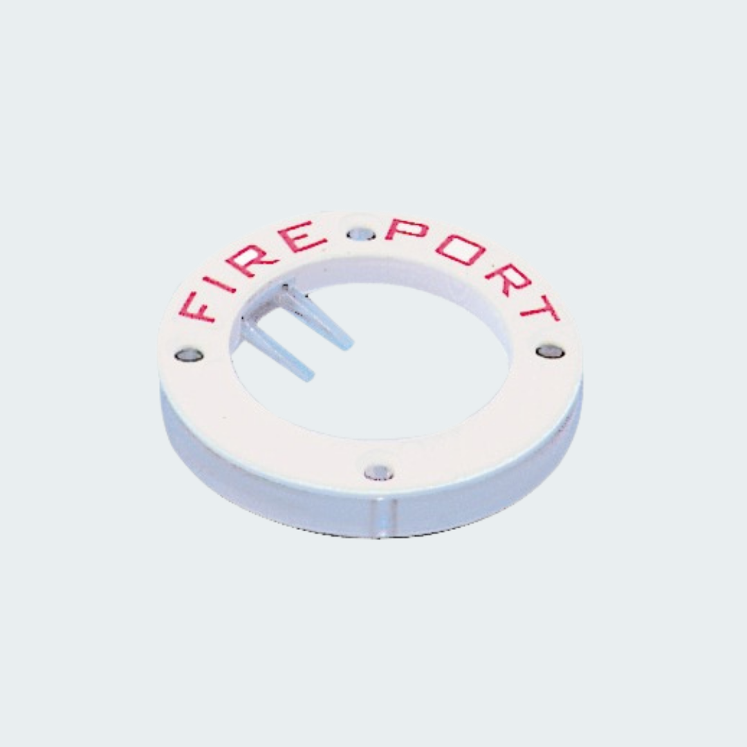 Fire Port White Plastic