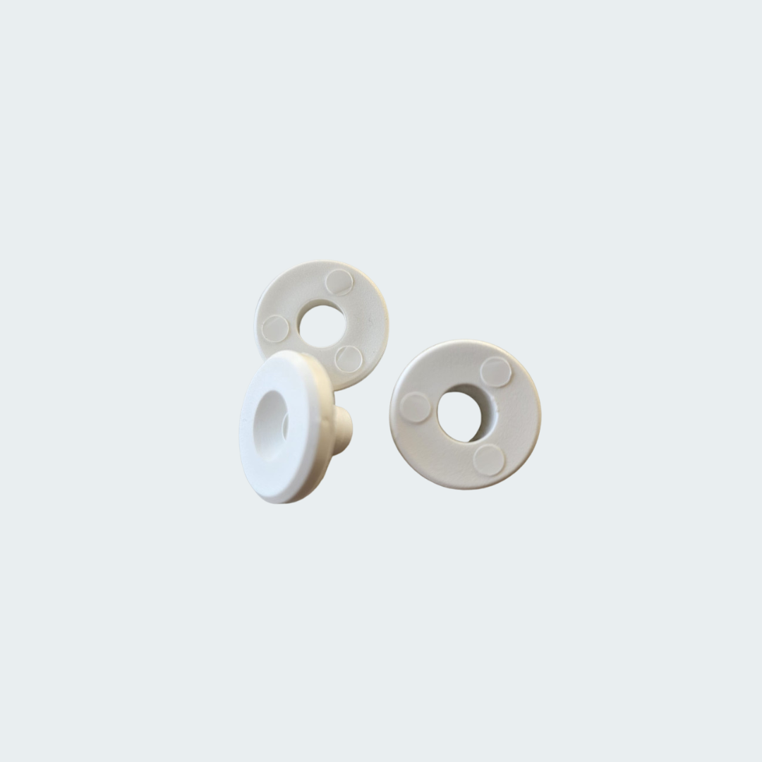 Glass Stop Spacer White