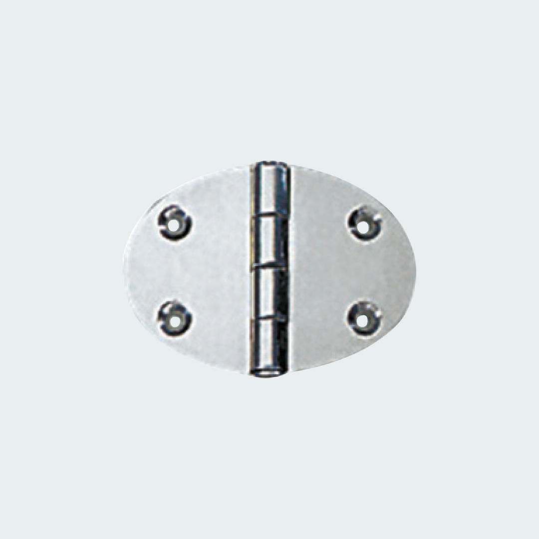 Oval Hinge 35x51mm Stud Mounting 1.5mm