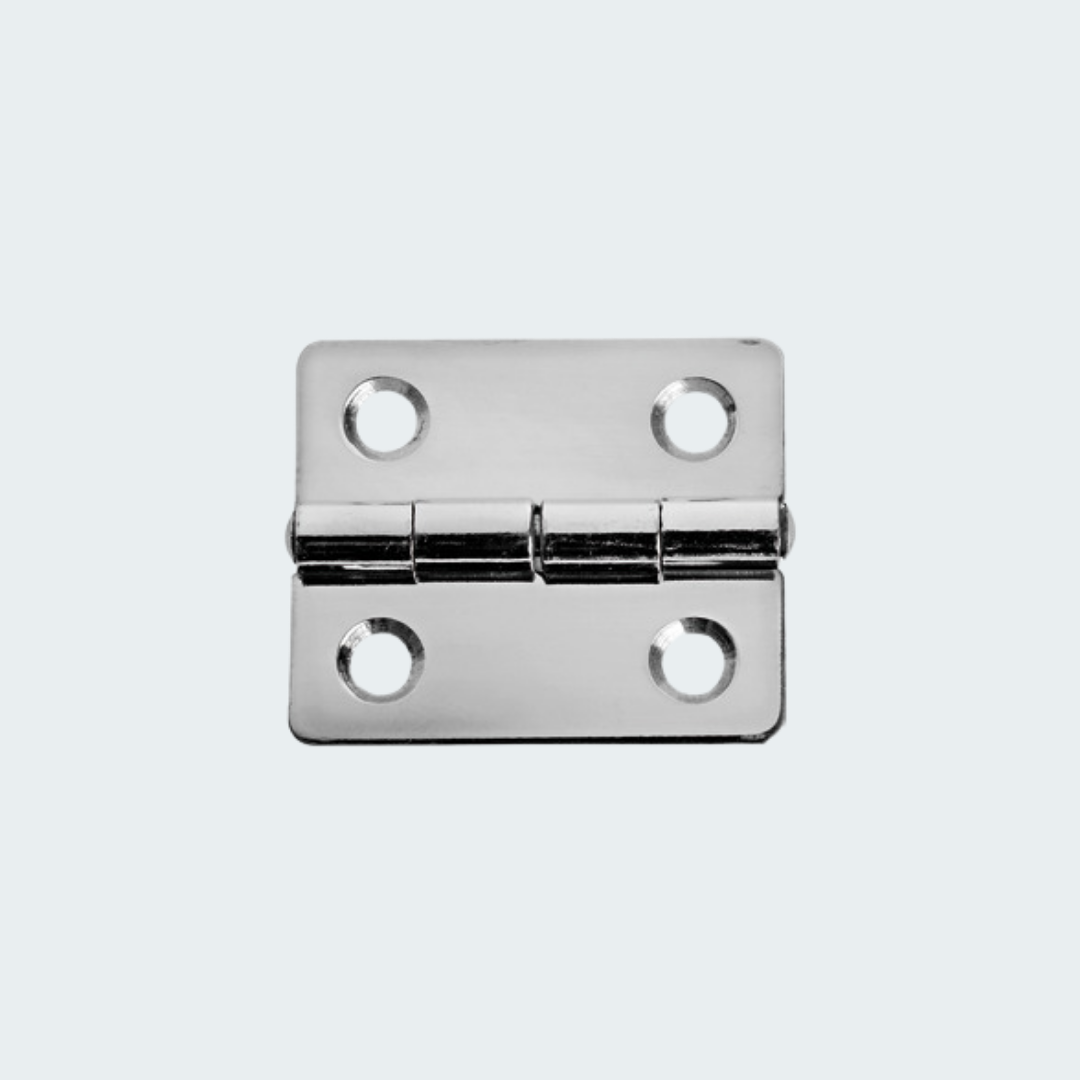 Hinge Mirror Polished SS 38x33 mm