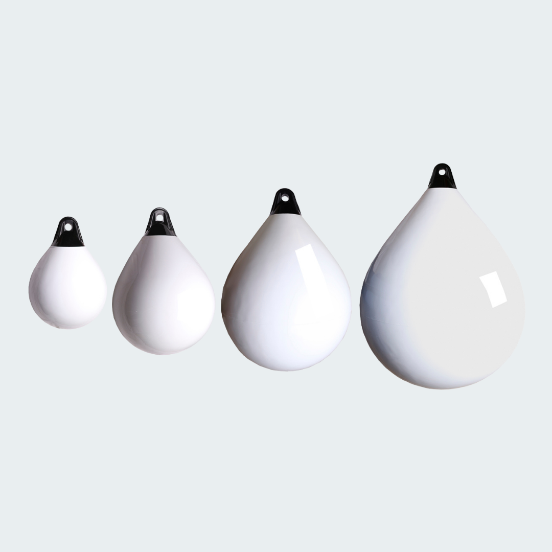 Spherical White Fender With Black Eye