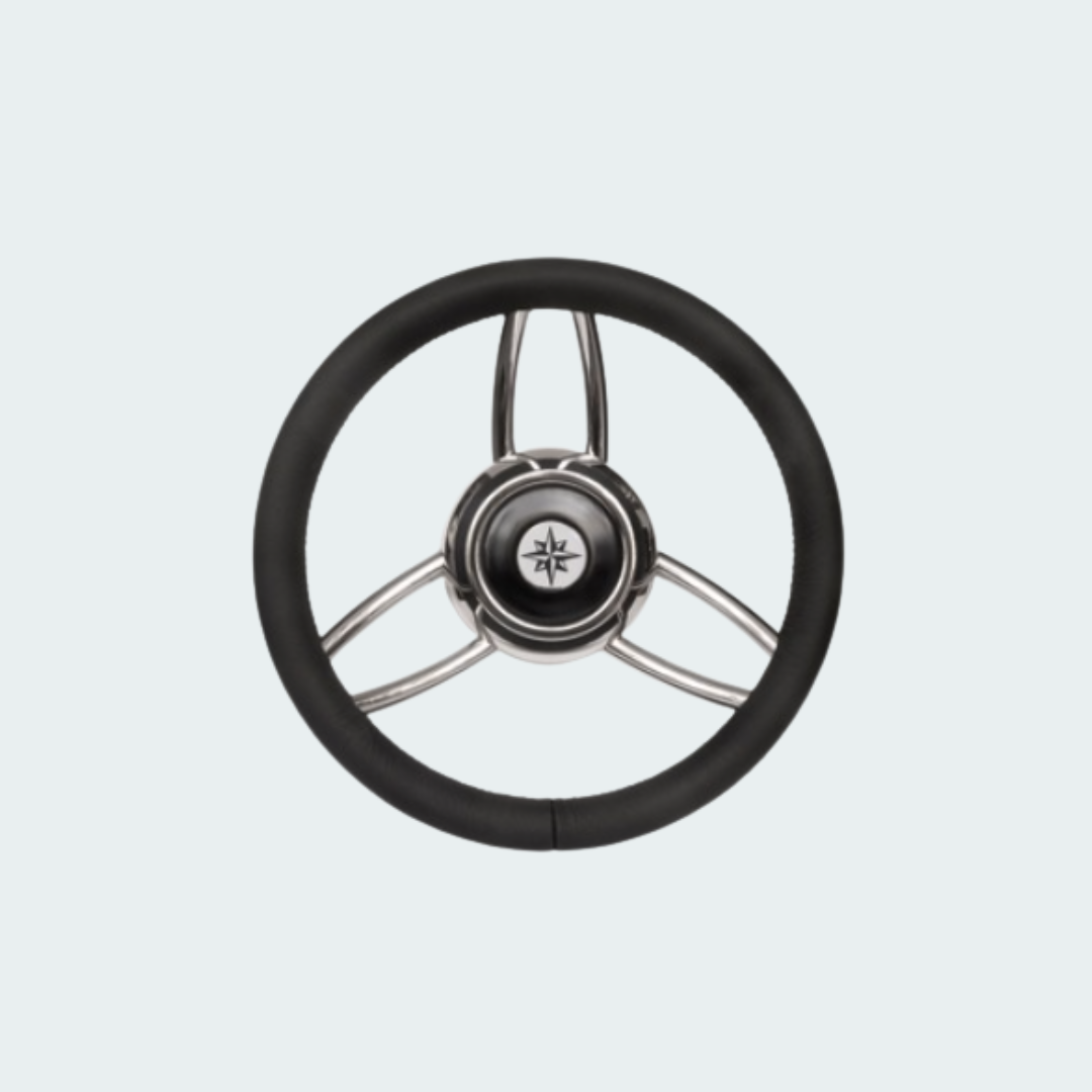 Blitz Steering Wheel w/soft Polyurethan Ring Black