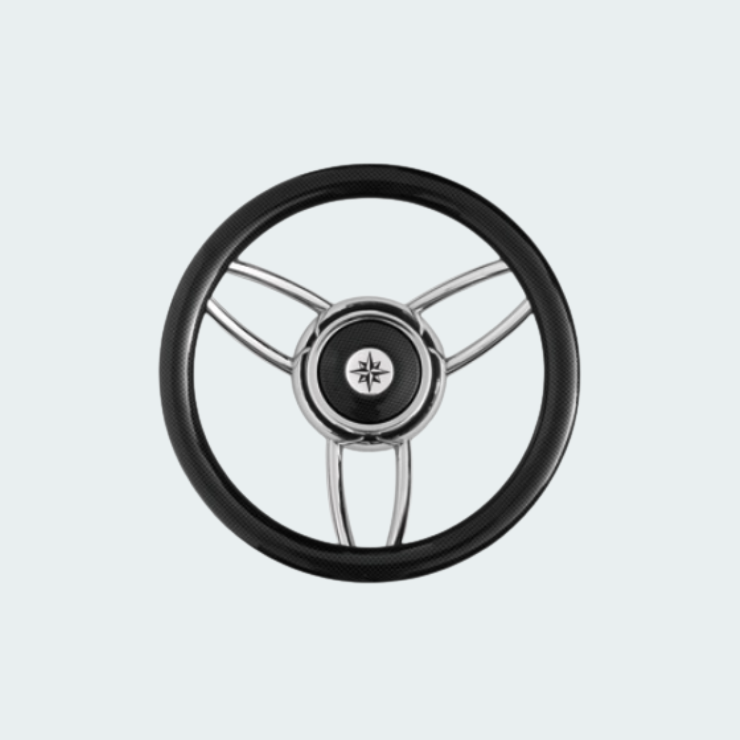 Blitz Steering Wheel w/carbon Outer Ring