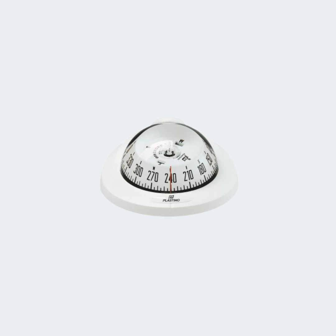 Compass Offshore 75 White Flush Mount