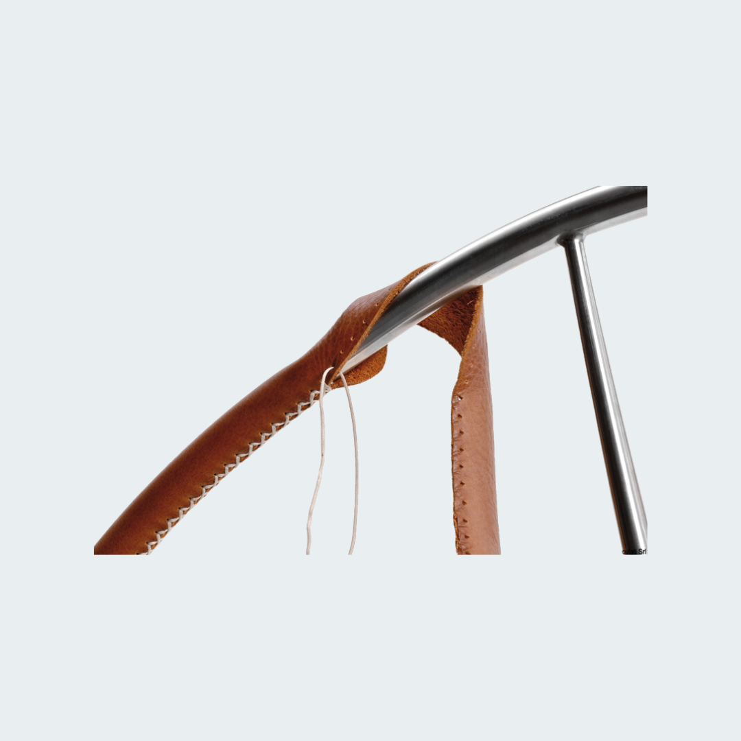 Kit To Cover Steering Wheels w/leather Brown