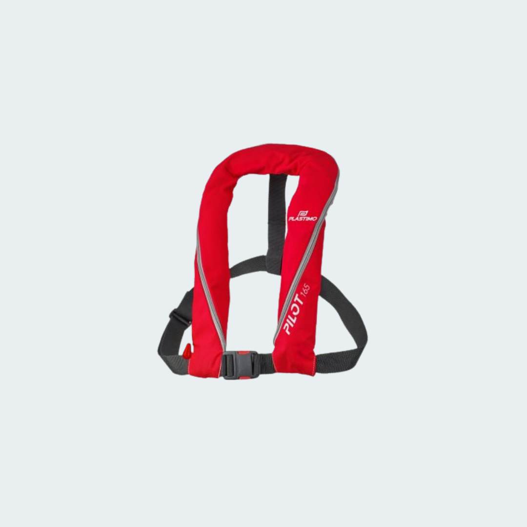 Pilot 165 Inflatable Lifejacket Auto Red Color