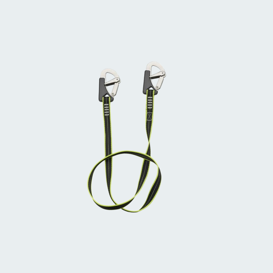 Flat Tether 2 x st.steel Safety Hooks