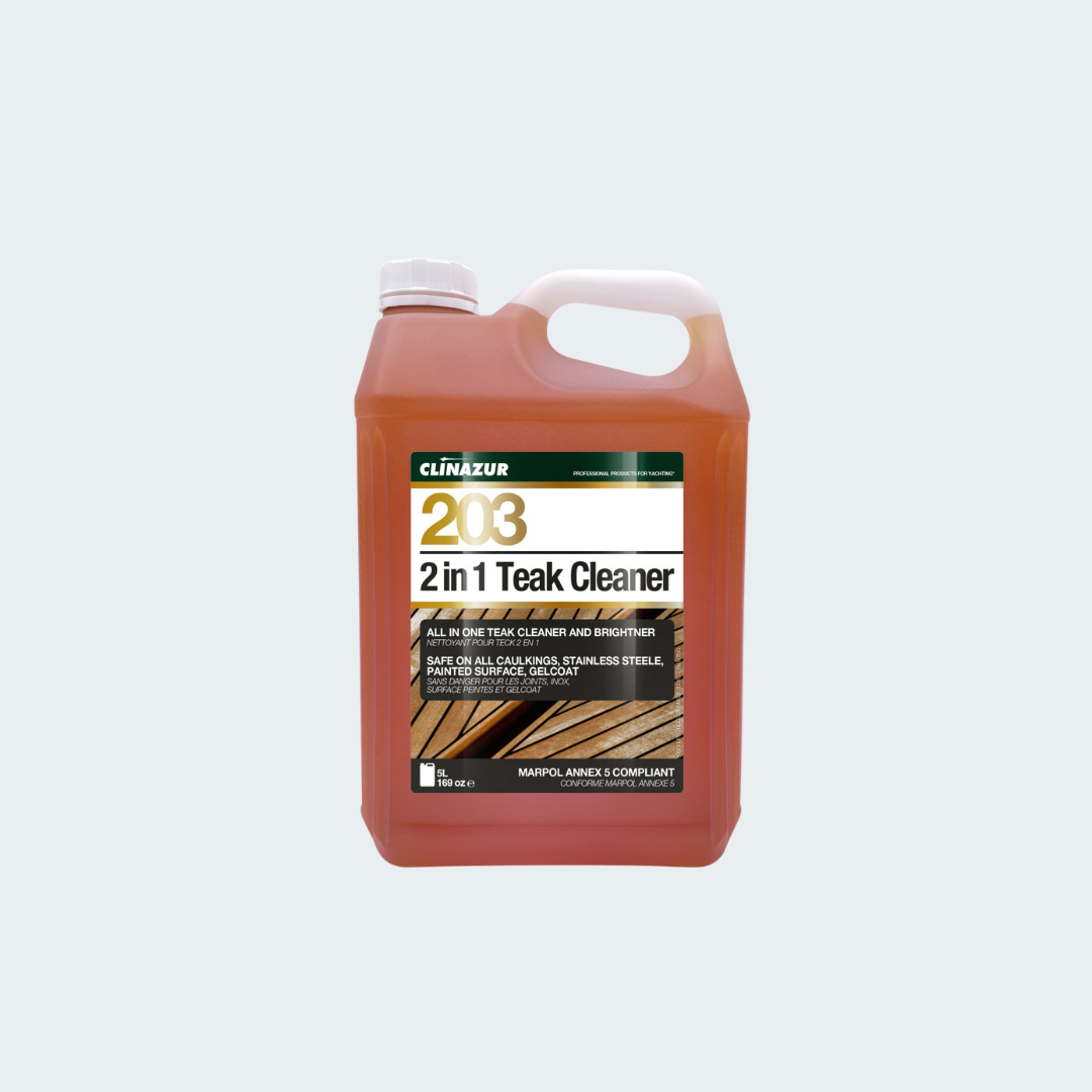 Clinazur 203 2 in 1 Teak Cleaner & Brightener