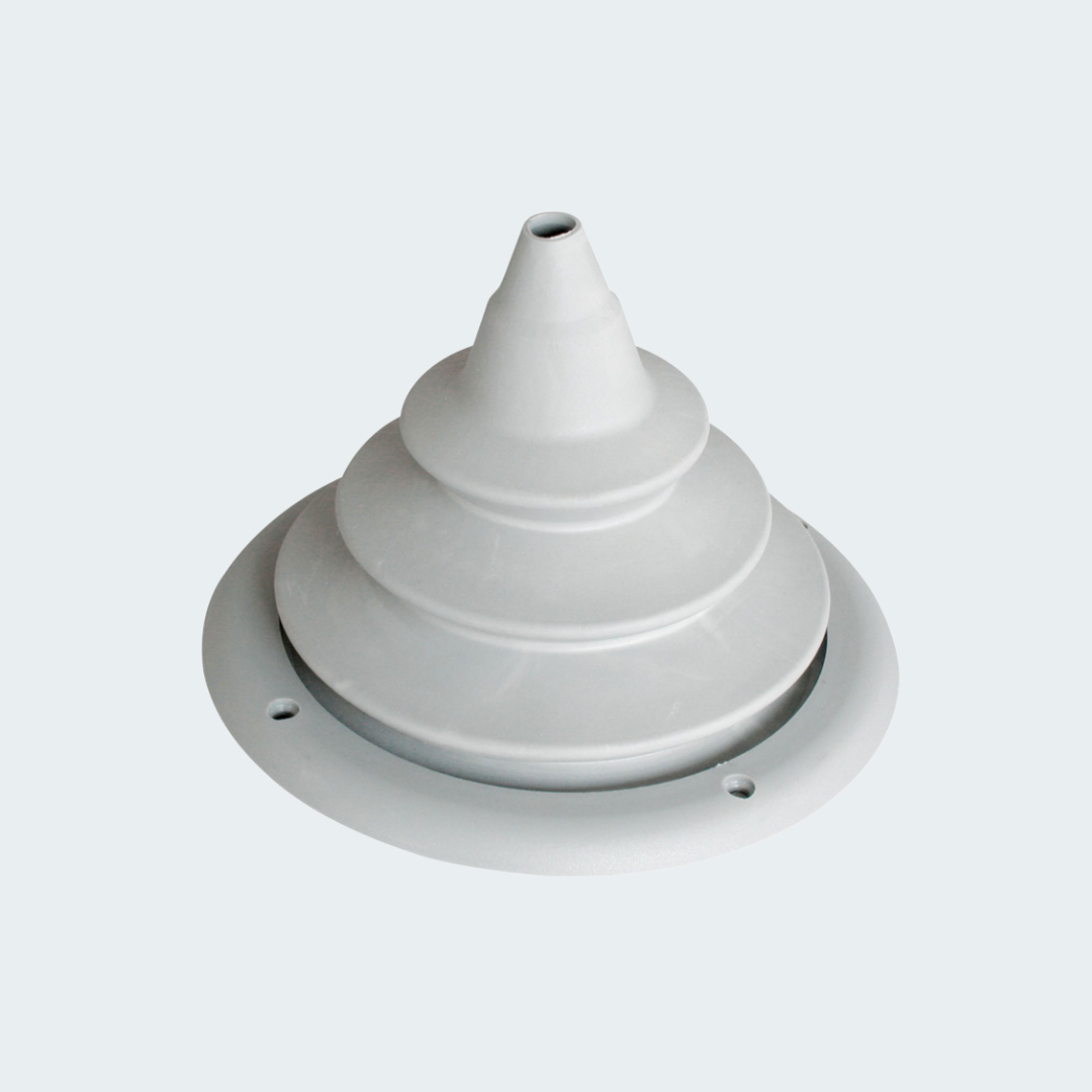 Big Grey Cable Grommet Ø 152 mm