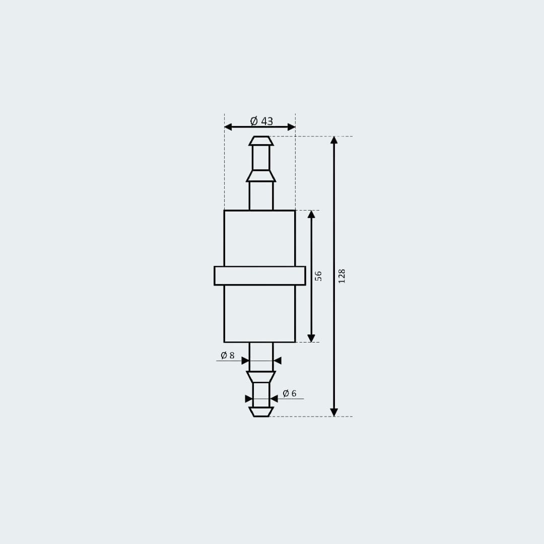 Filter for Engines From 2000cc. to 3500cc. petrol