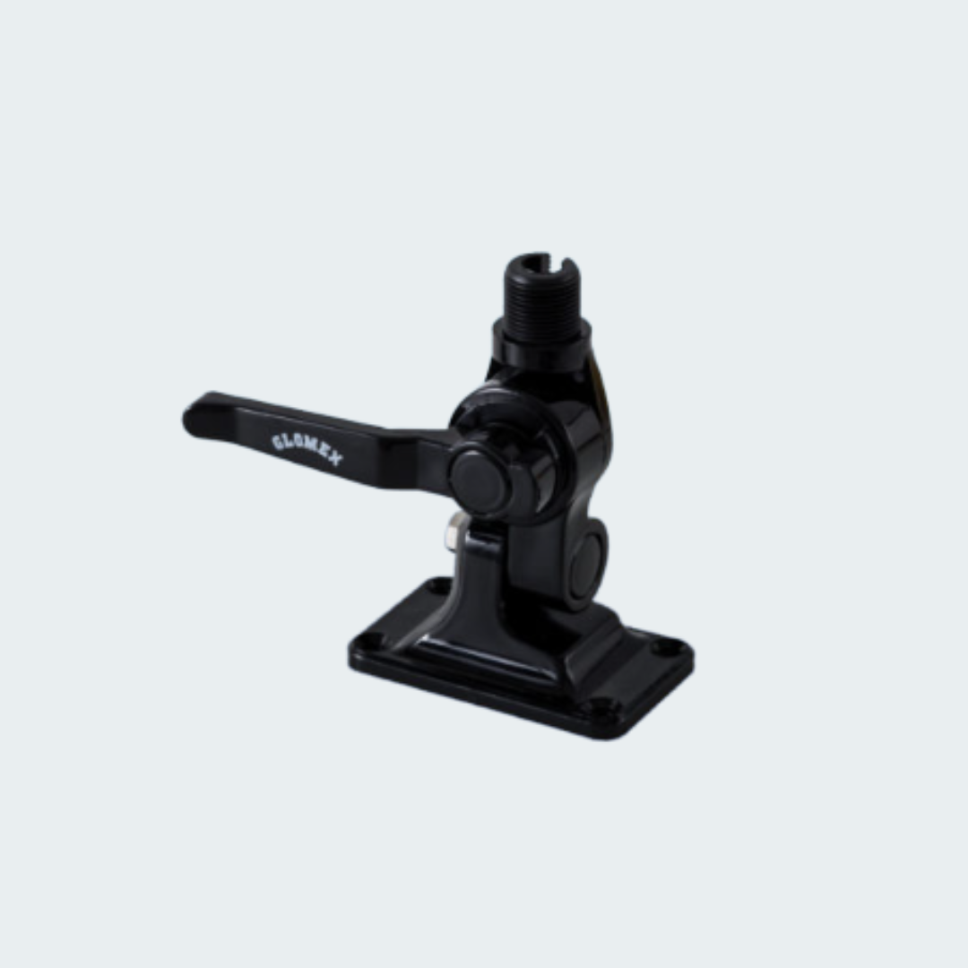 Glomex RA115/BK 4 way Ratchet Black Mount