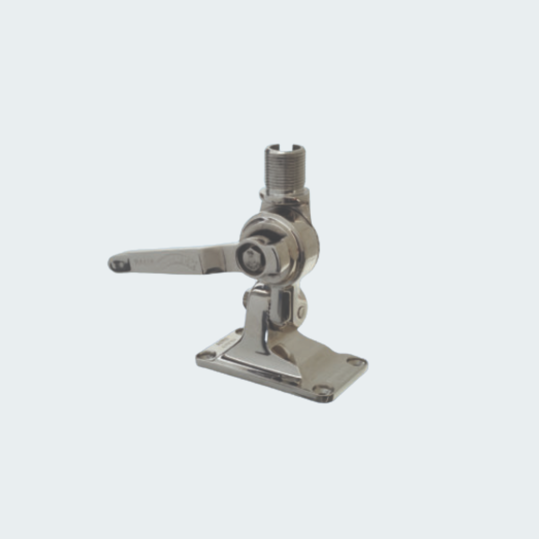 Glomex RA116SS 4-Way Ratched Mount in Stainless Steel