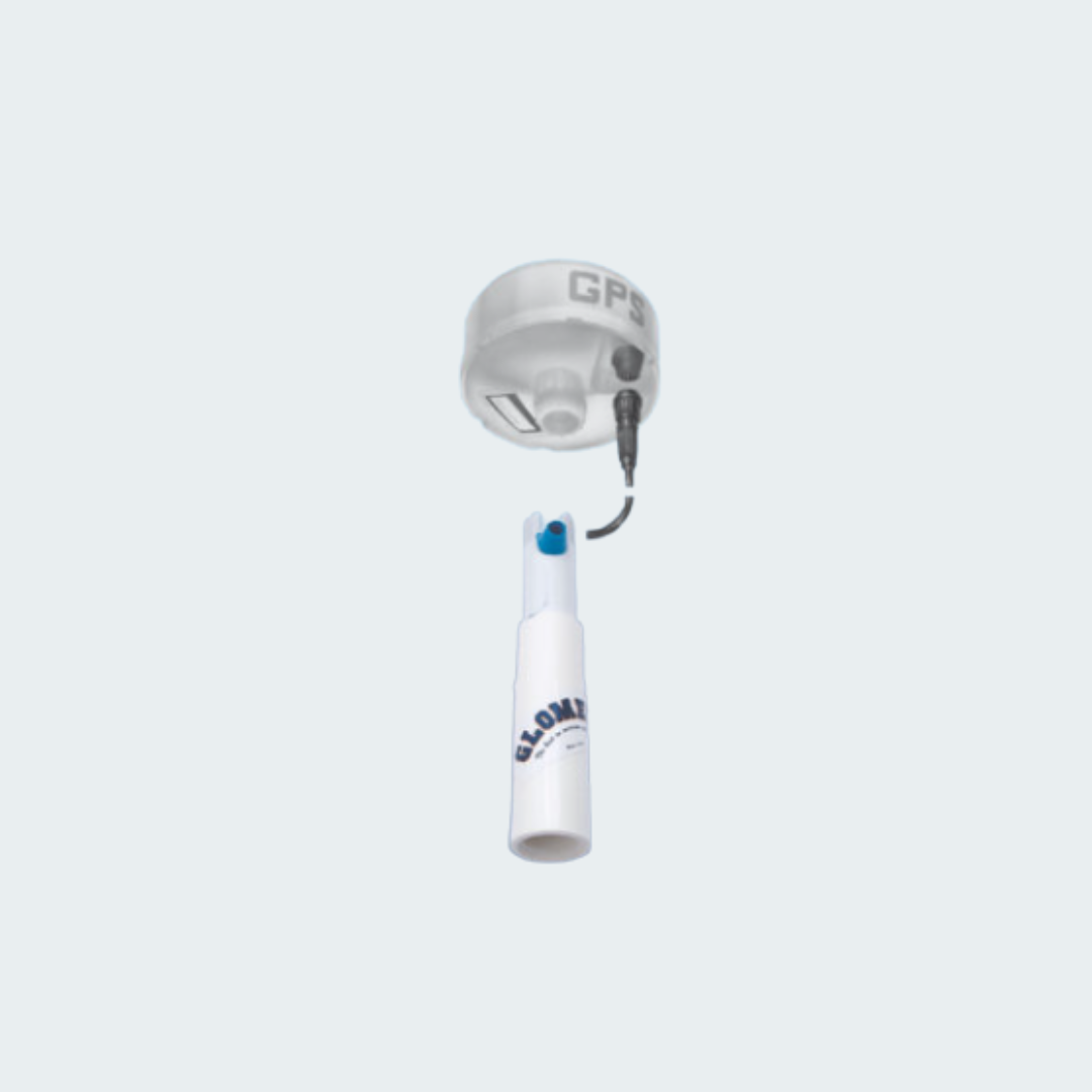 Glomex RA129/15 White Paint Alluminium Extension for GPS Antennas