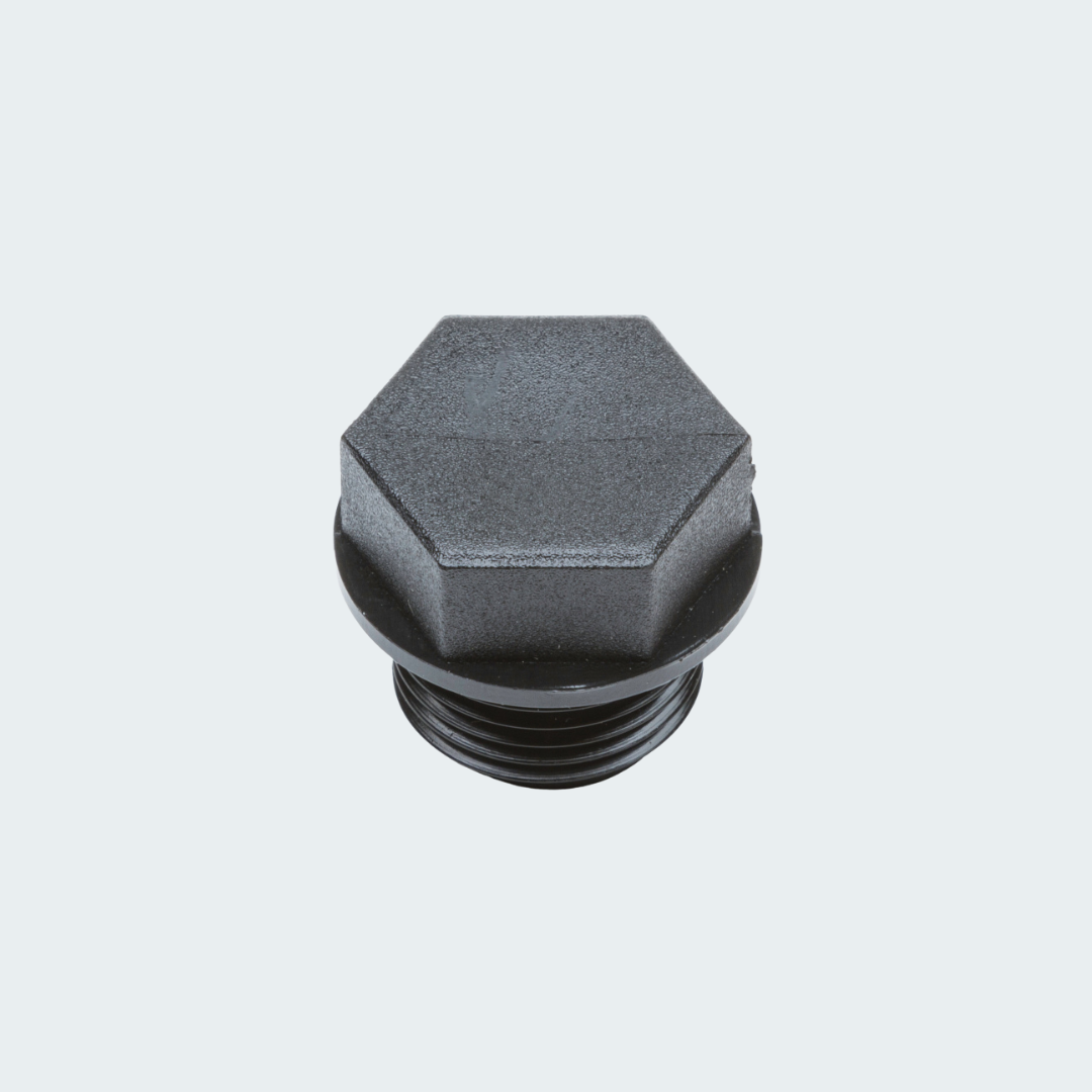 Blind plug with 3/8 ”