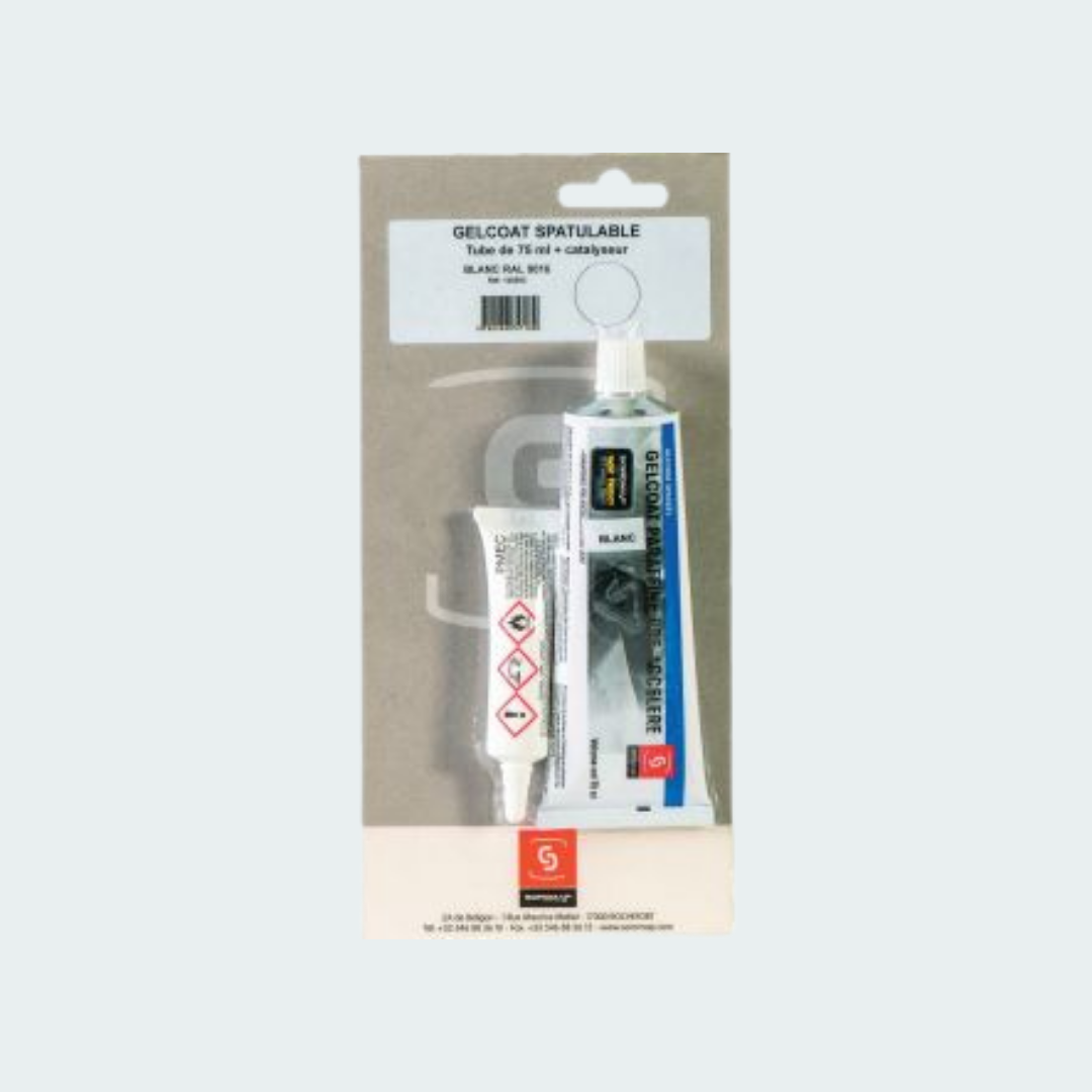 Gelcoat Tube Soromap White Color