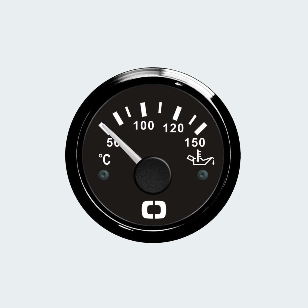 OSCULATI Oil Pressure Indicator 0/10 bar black/black