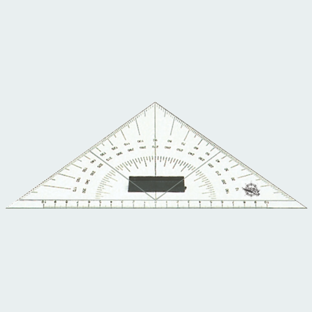 Plexiglass Triangular Protractor