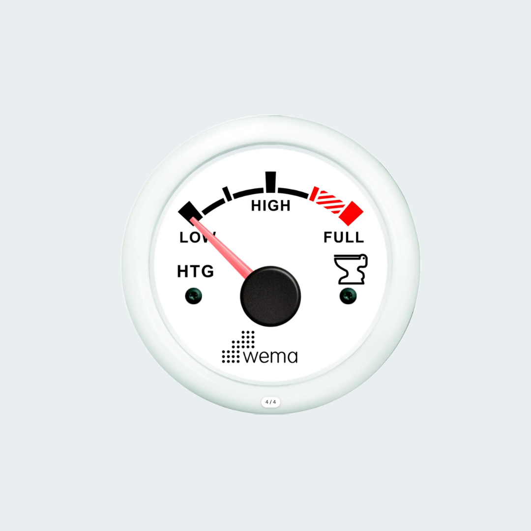 Wema Holding Tank Level Gauge White
