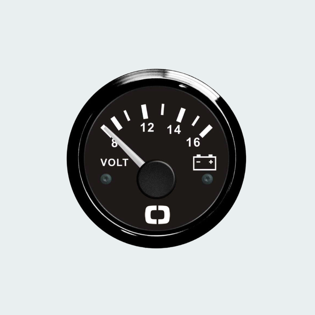 OSCULATI Voltmeter 18/32 V black/black
