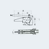 Bow Roller With Anchor Locker Kit 20KG