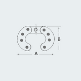 Chain Link For Calibrated Chain