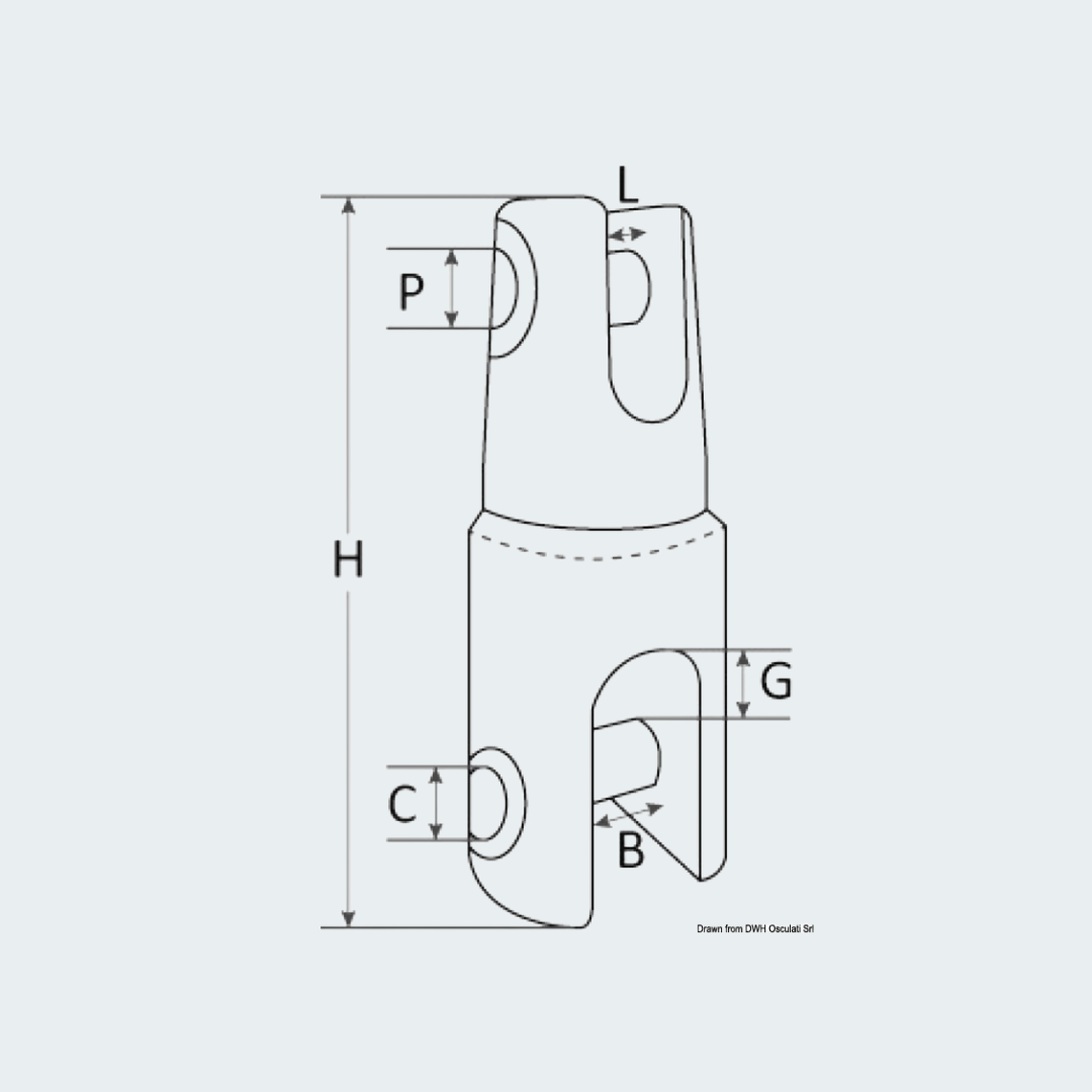 Mega Swivelling Anchor Connector Made From CNC-machined Bar
