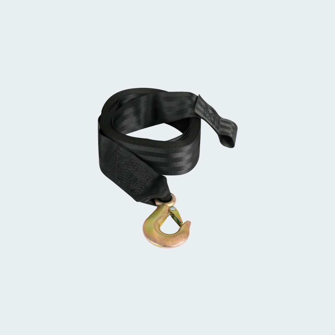 Nylon Winch Strap+Shackle 10 m