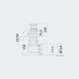 Italwinch Smart Windlass 500 W 12 V - 6 mm Low