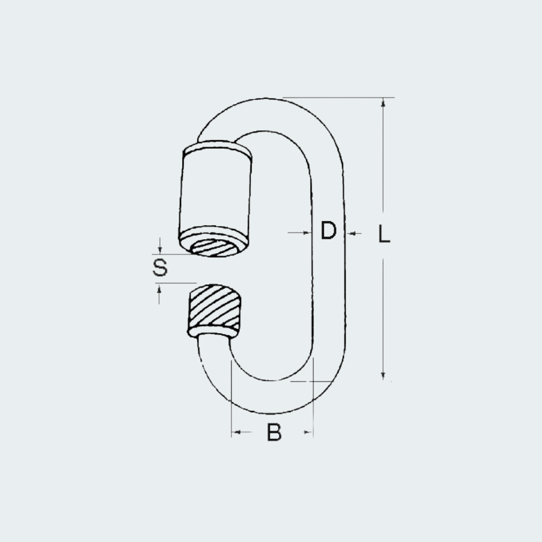 Stainless Snap-hooks With Screw Opening AISI 316