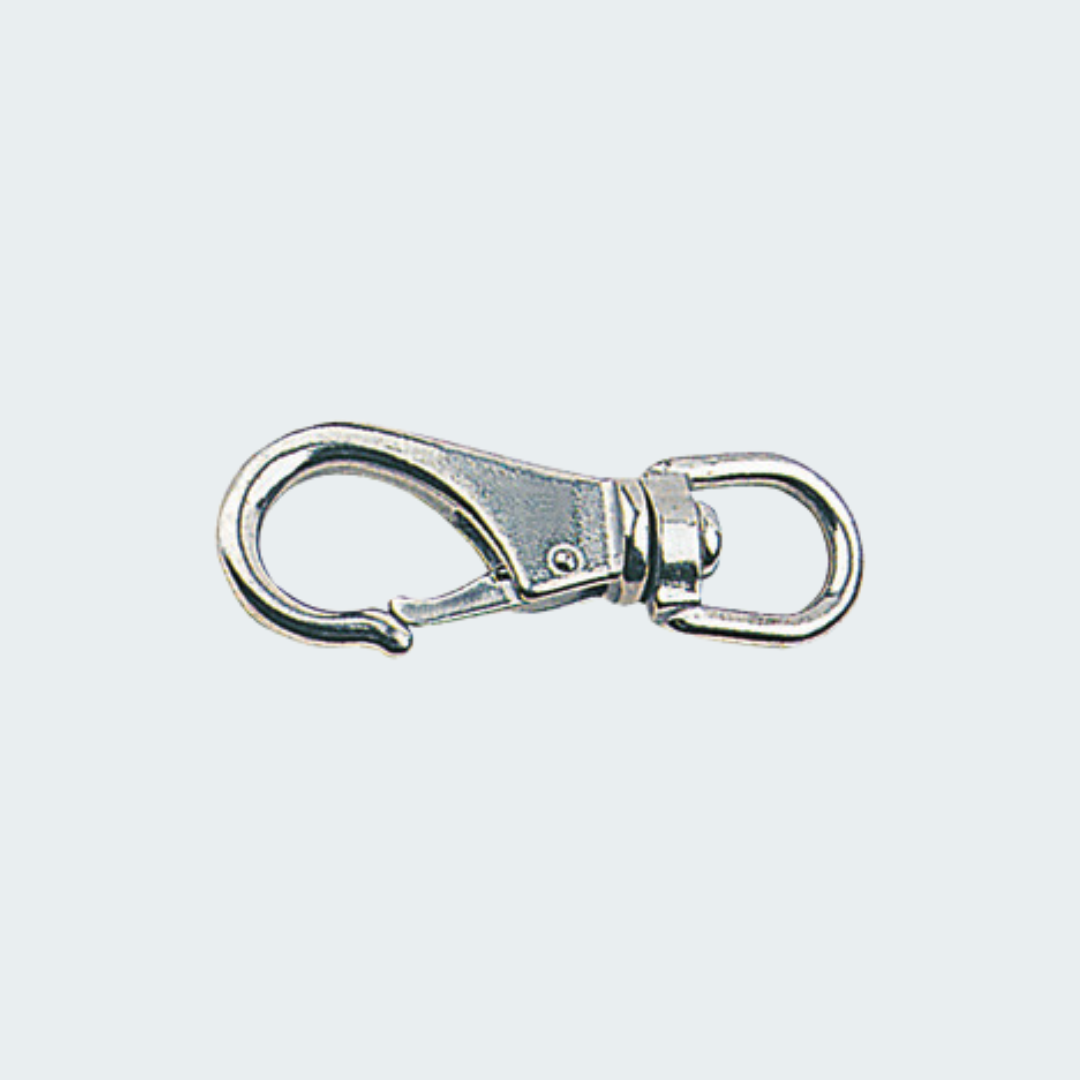 Snap-hook w/swivel AISI 316