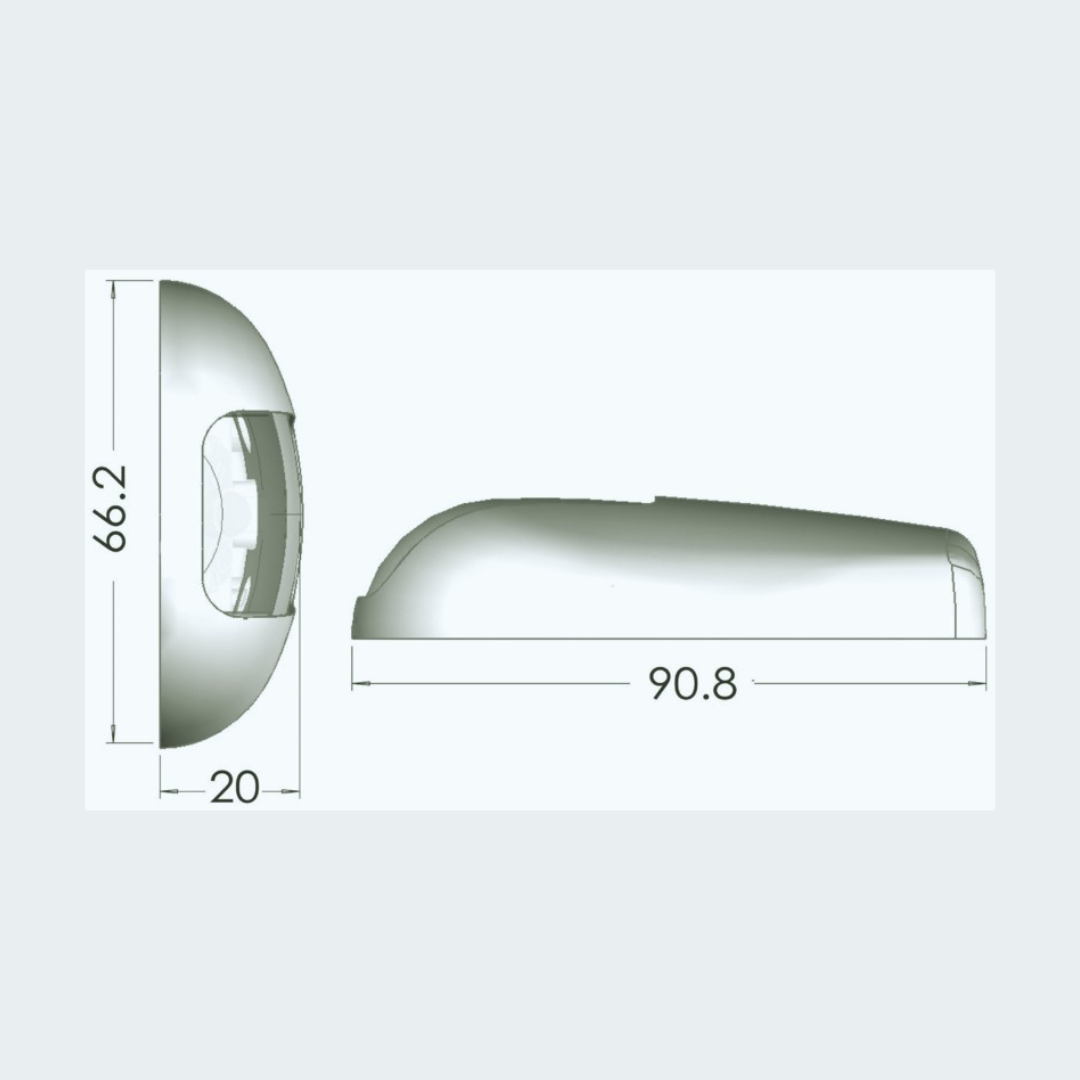 Sea-Dog Led 112.5° Red Left Navigation Light