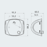 Sphera II Stainless Steel 112.5° Green Navigation Light