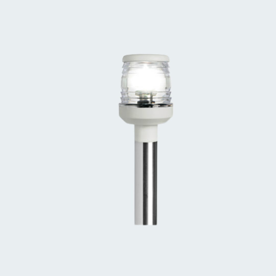 Classic 360° Folding Light Pole White Plastic 60 cm